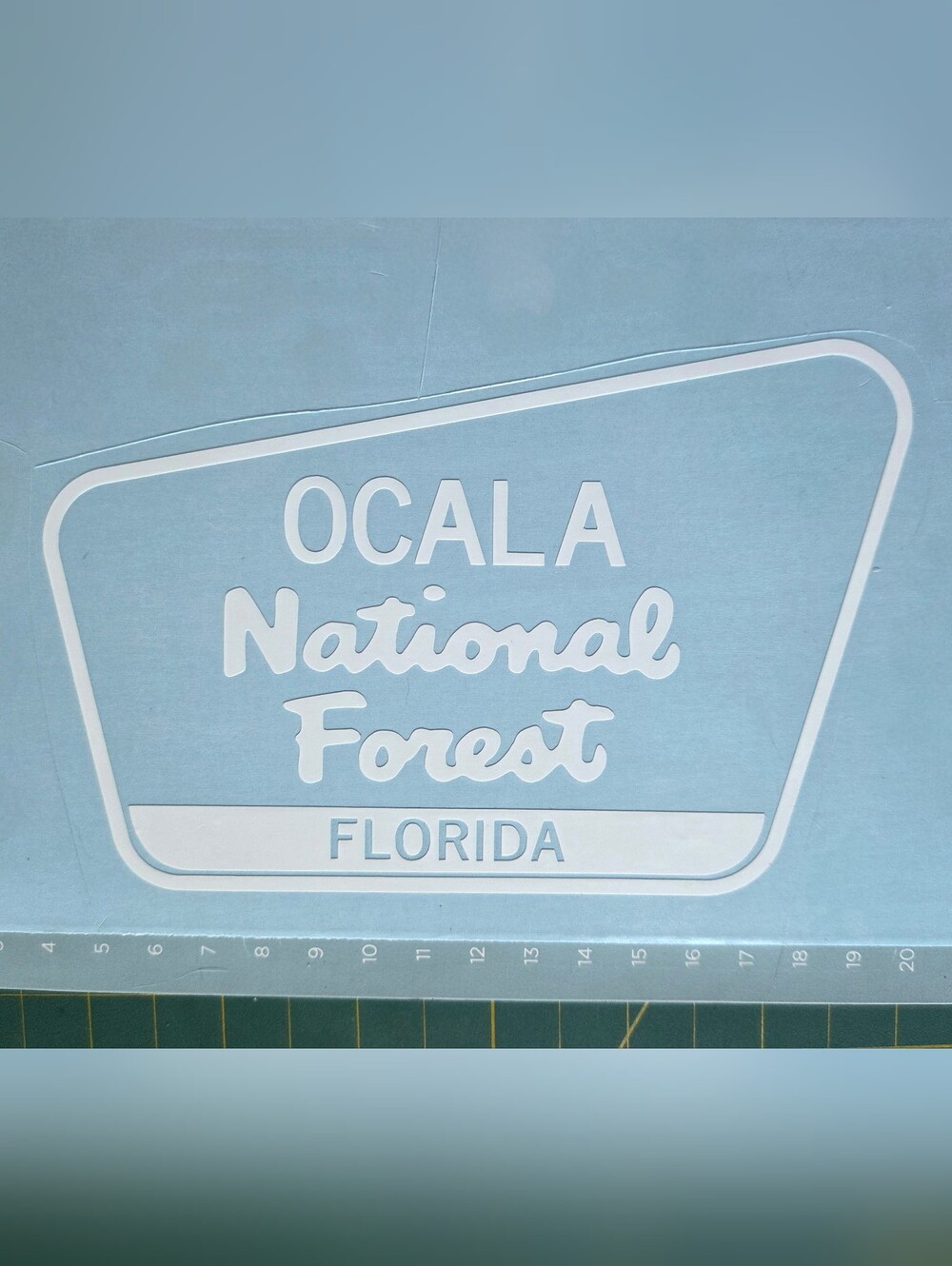 Ocala National Forest Sign Vinyl Decal